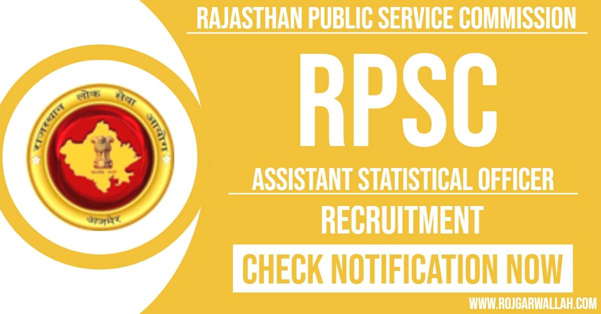 RPSC ASO Online Form 2024 | Last Date : 10/09/2024