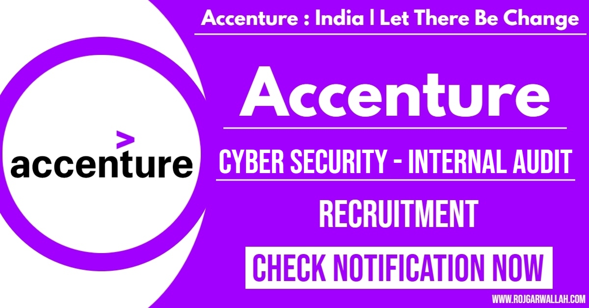 Accenture Hiring Cyber Security Engineer at Accenture Apply Now!