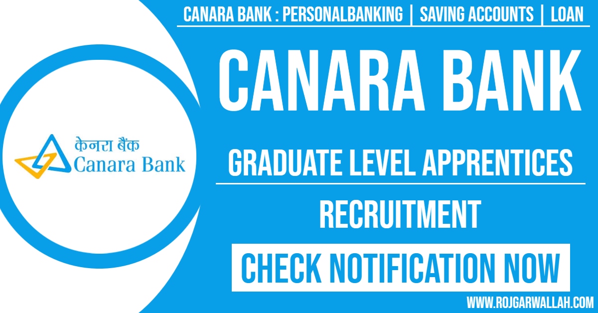 Canara Bank Apprentices Online Form 2024