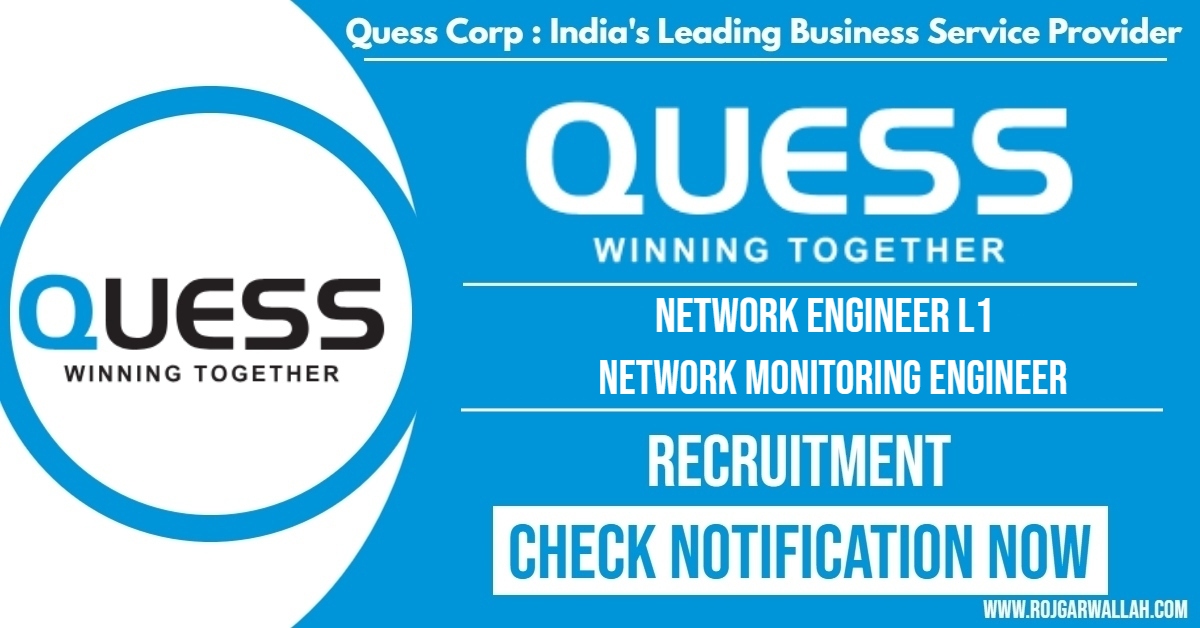 Job Openings : Network Engineer L1 & Network Monitoring Engineer for Maruti Suzuki - Gurgaon Location