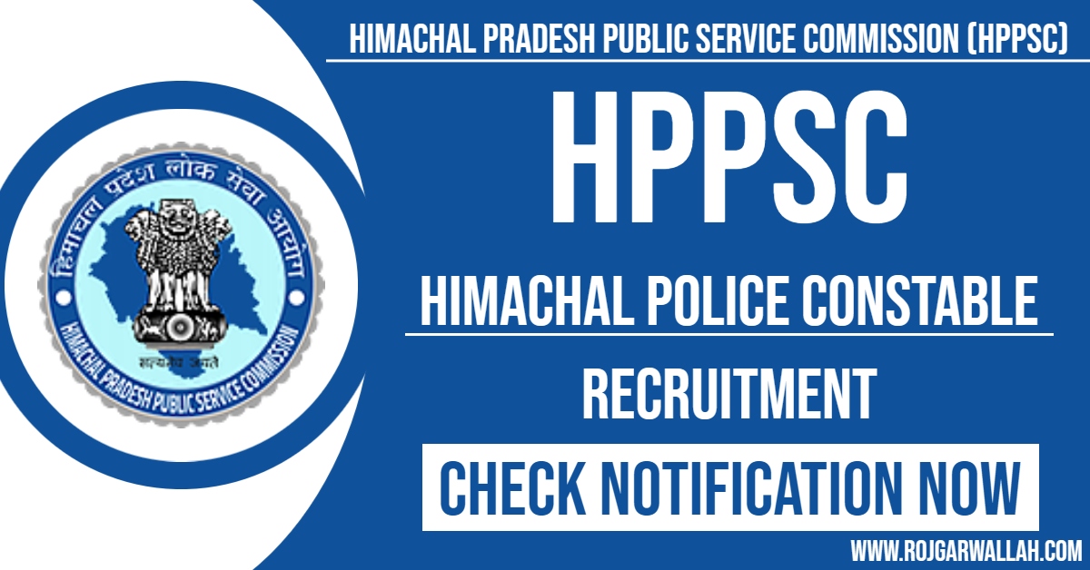 Himachal Police Constable Online Form 2024